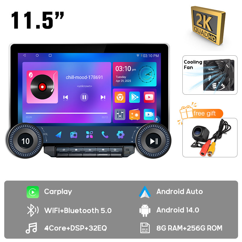 MCX PQ90 11.5 inch Qualcomm 360 Camera Double Knob Car Head Unit
