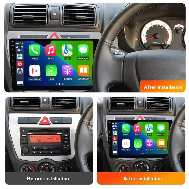 kia morning 2010 car radio frame