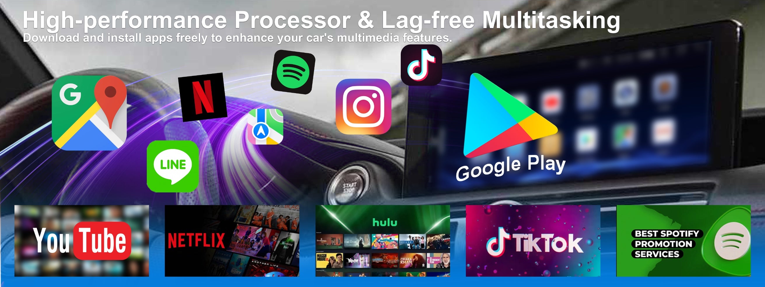 lexus carplayer head unit for sale