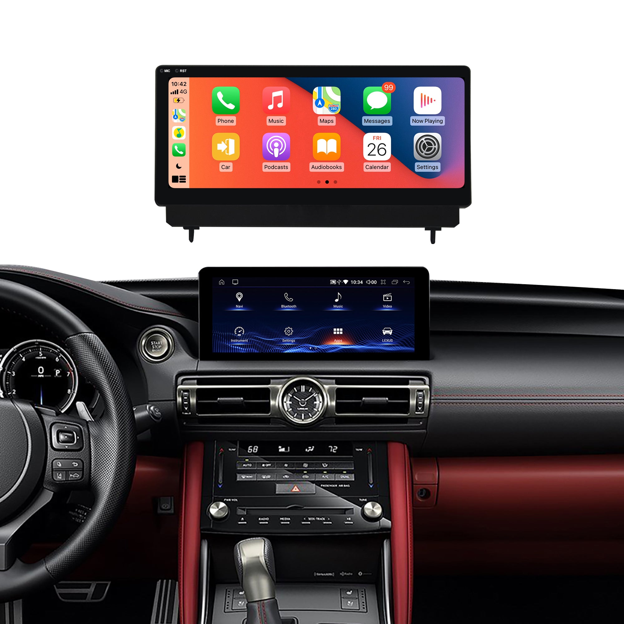 Lexus Car Head Unit – MCX Carplayer