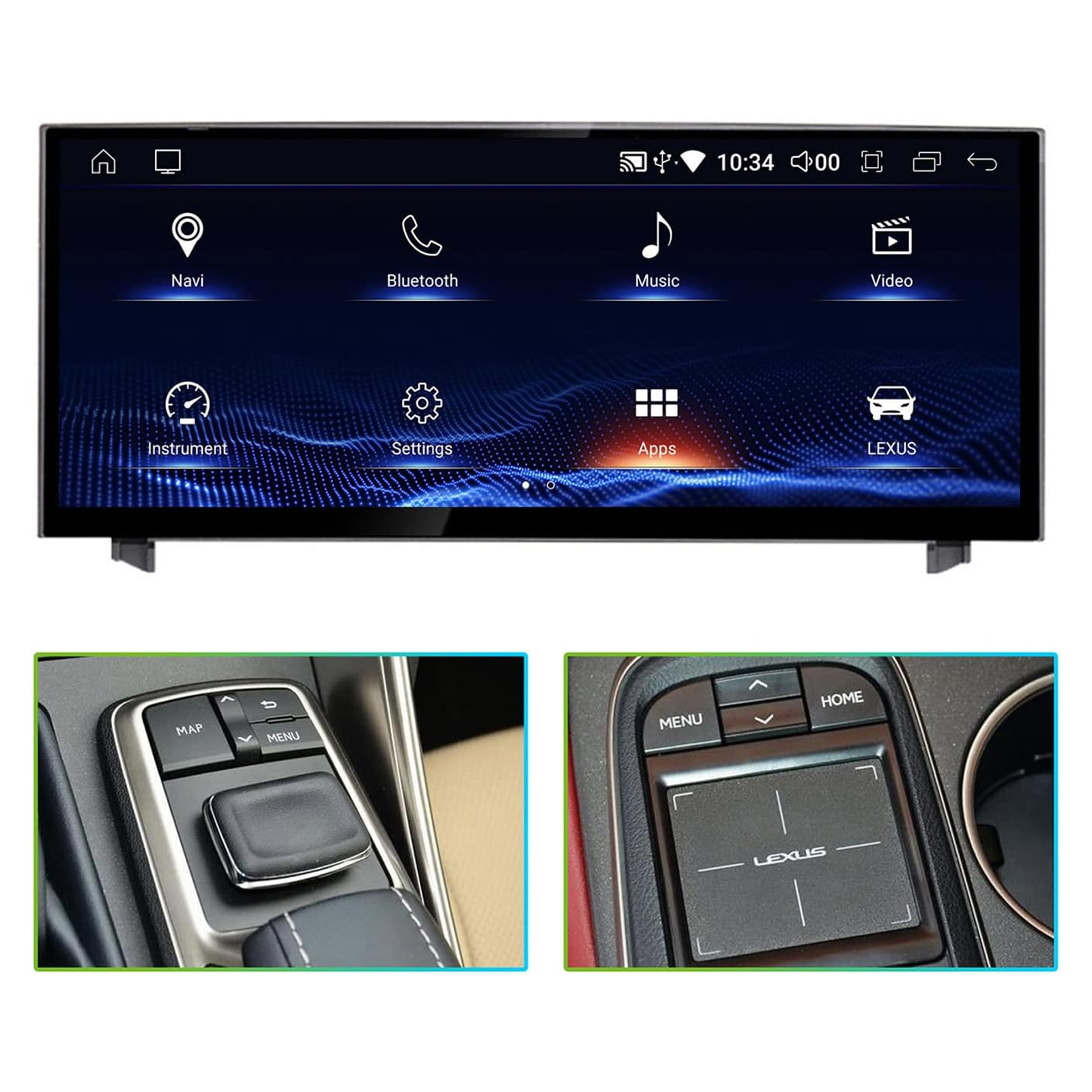 mcxcarplayer lexus rc android head unit radio