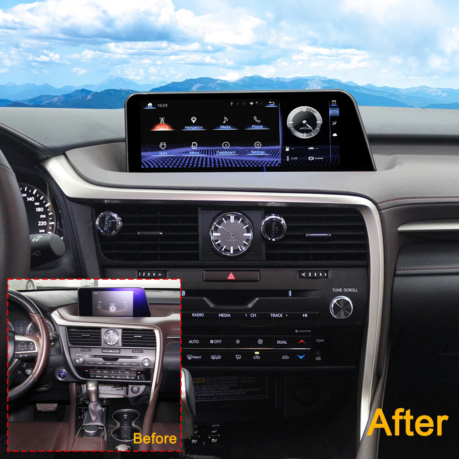 mcx Android lexus rx android screen