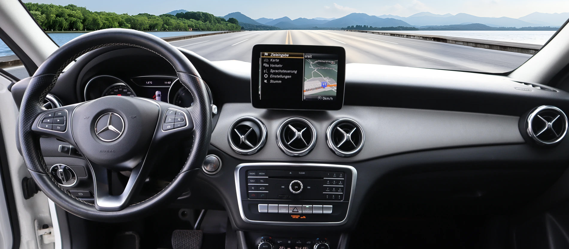 mcx benz car head unit  