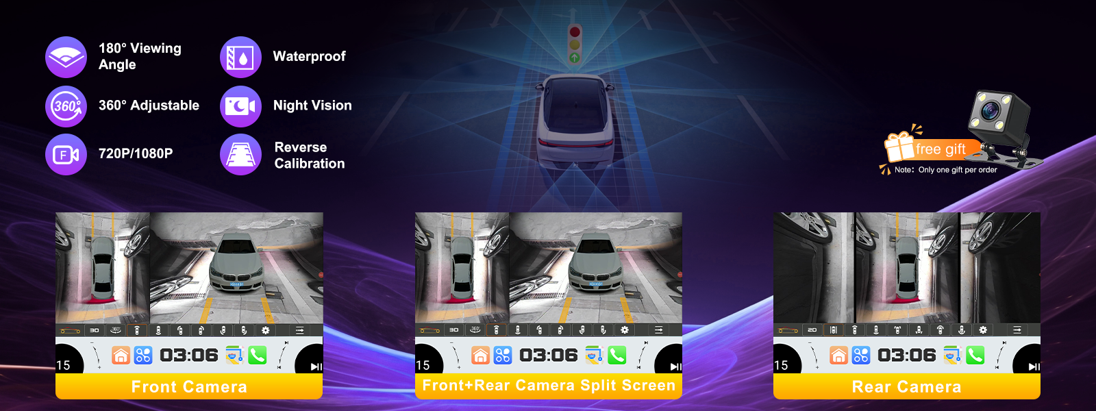 mcx carplayer double din with built in navigation