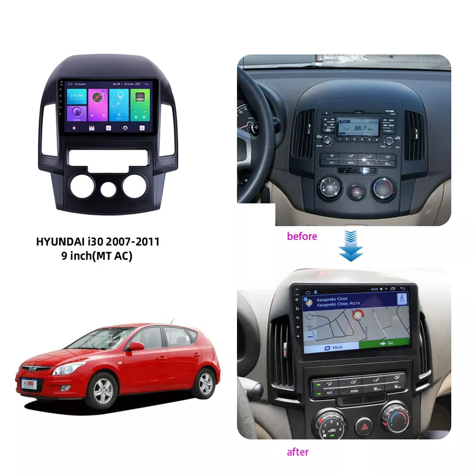 mcx carplayer hyundai i30 head unit upgrade