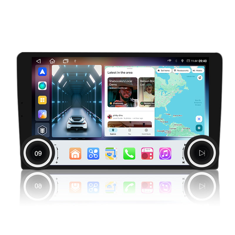 9/10 inch Double Knob Car Radio – MCX Carplayer