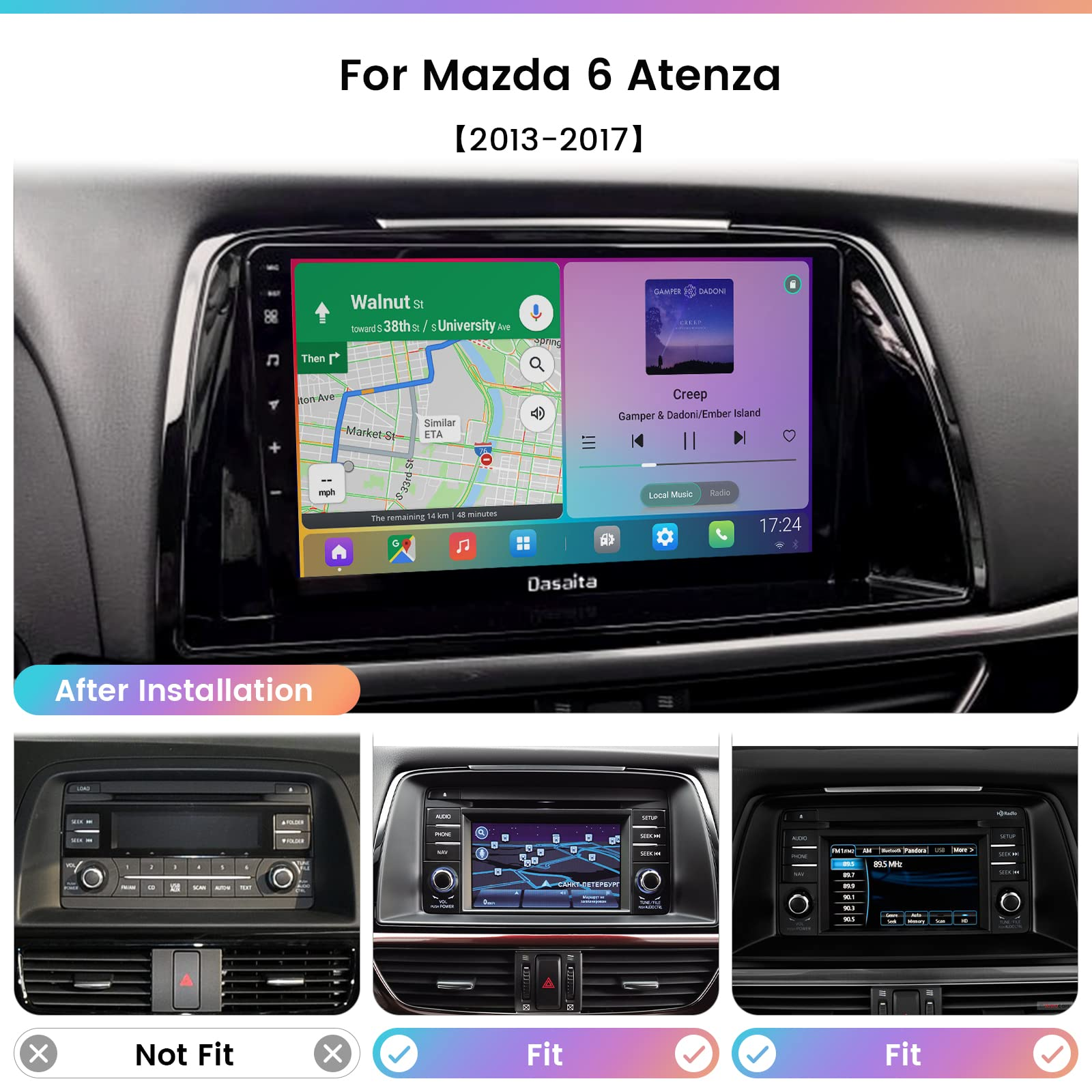 mcx mazada 2014 Android car radio