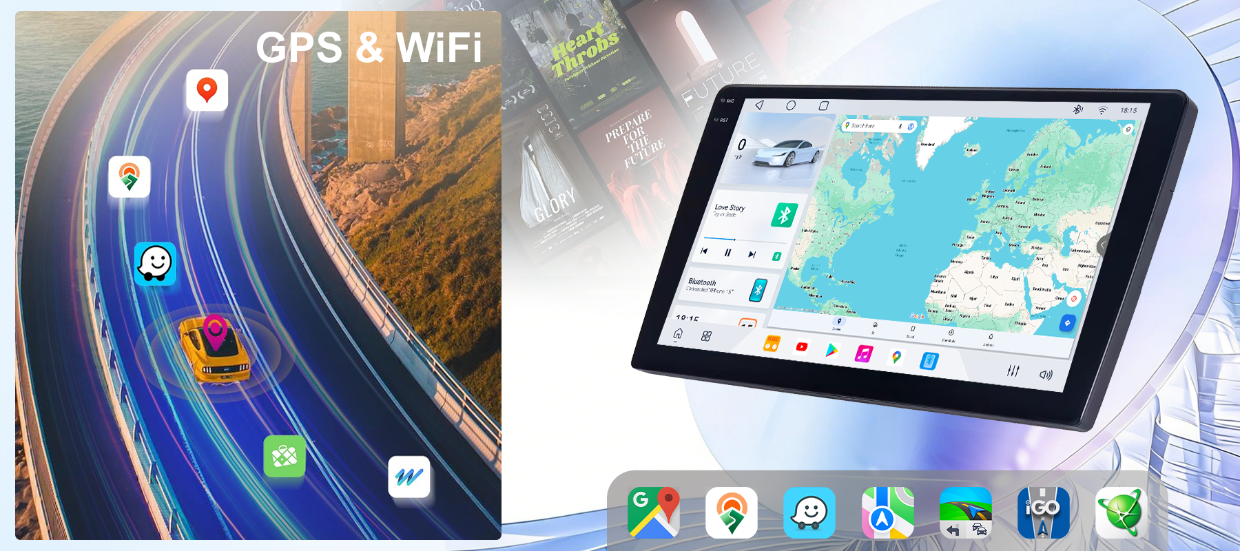 mcx q9 top car radio stereo