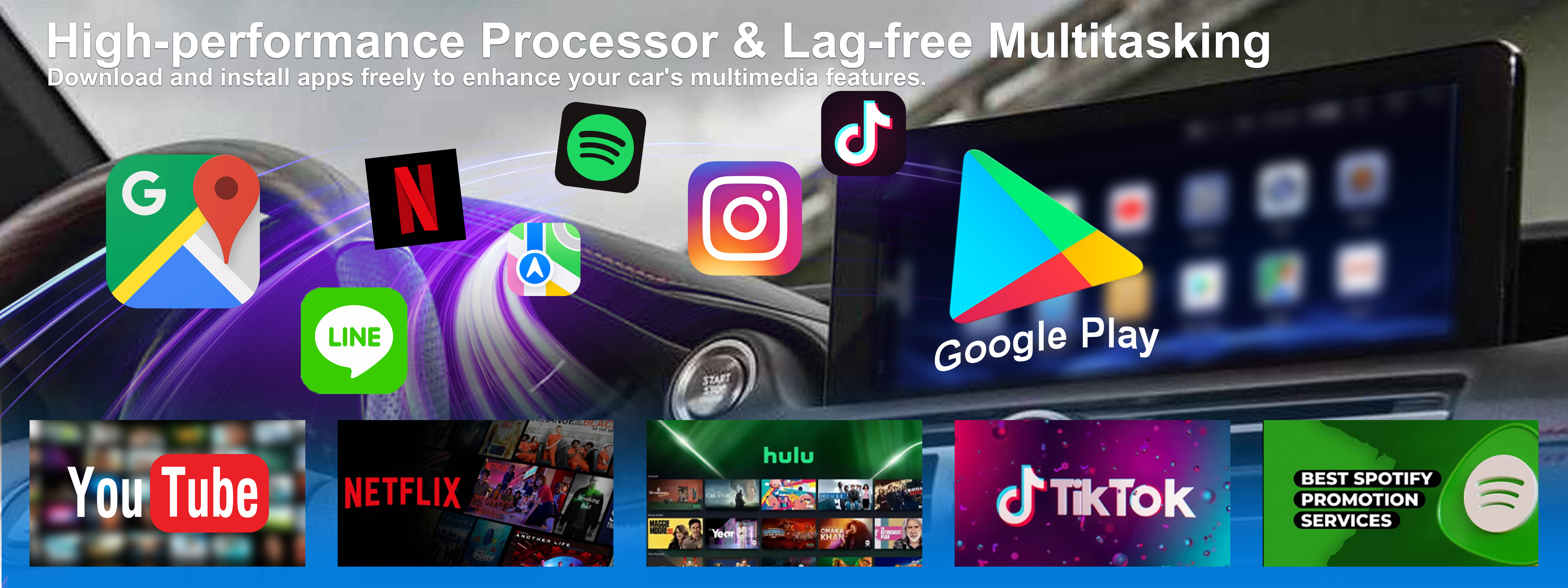 mcxcarplayer Android head unit radio