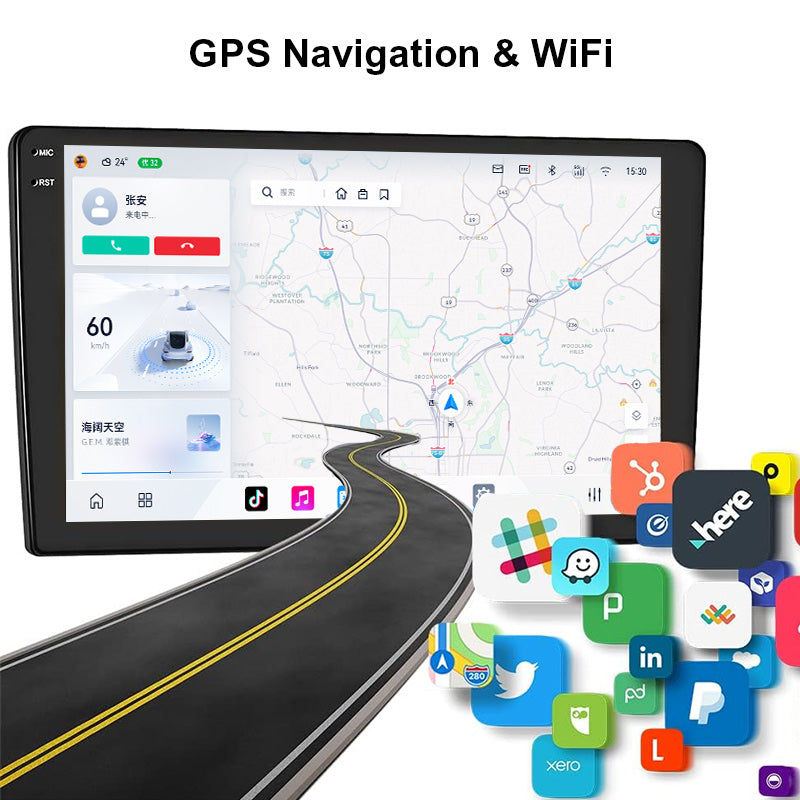 MCX Q9 Wireless CarPlay Android Auto Head Unit | Built-in