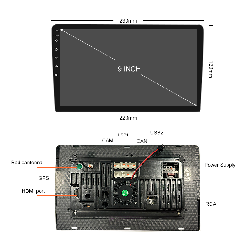 mcxcarplayer  gps stereo system for car