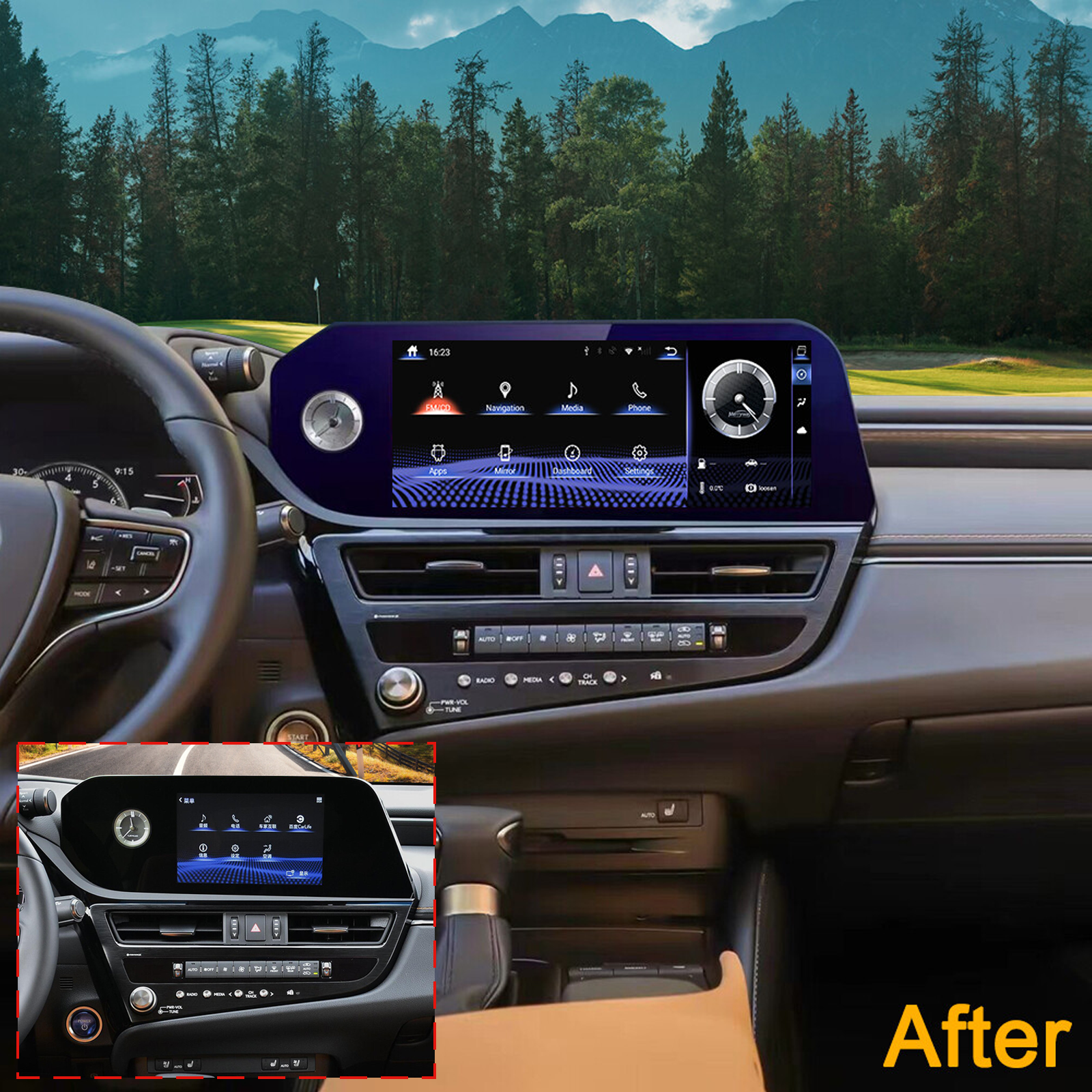 mcxcarplaye lexus 2023 car radio upgrade