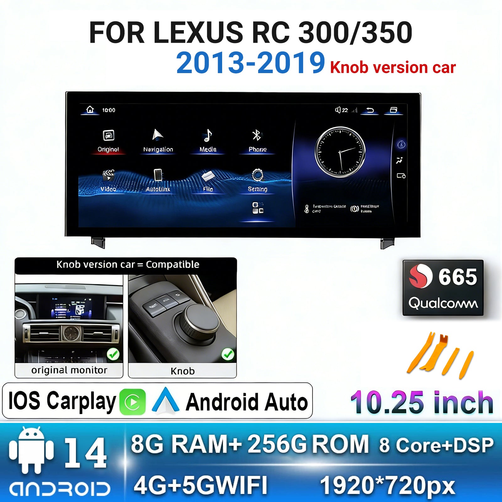 mcxcarplayer lexus rc car Android head unit