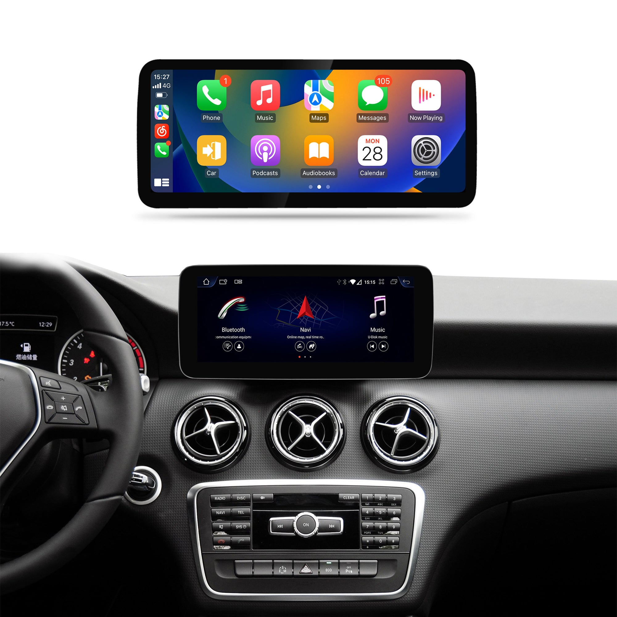 mercedes w176 android auto