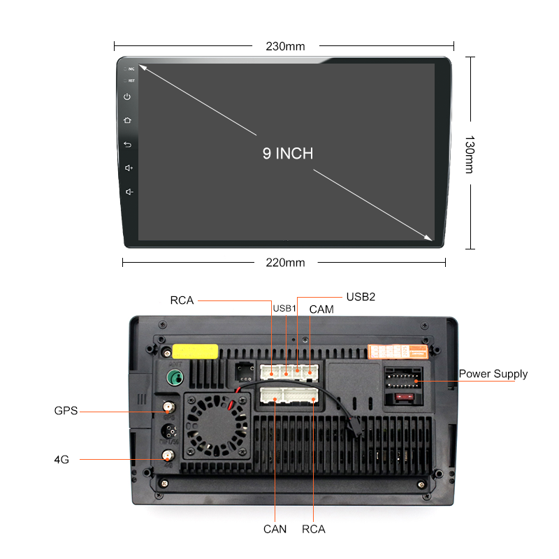 multimedia auto car entertainment system