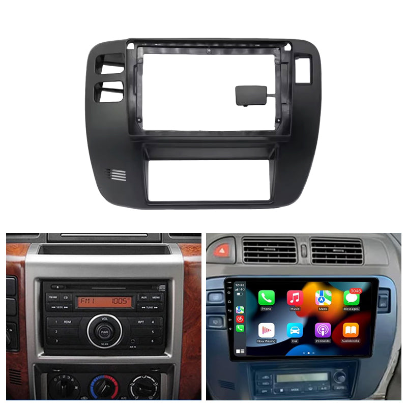 nissan rogue radio screen black