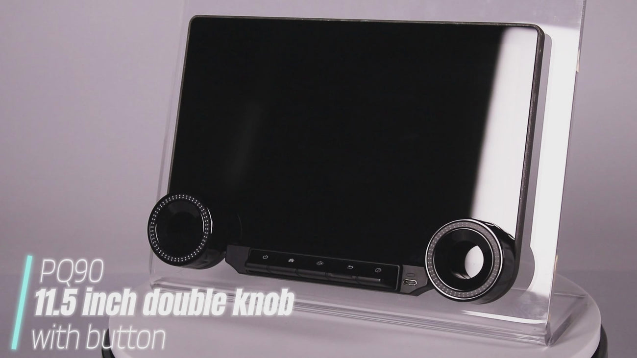 PQ90 double knob car radio