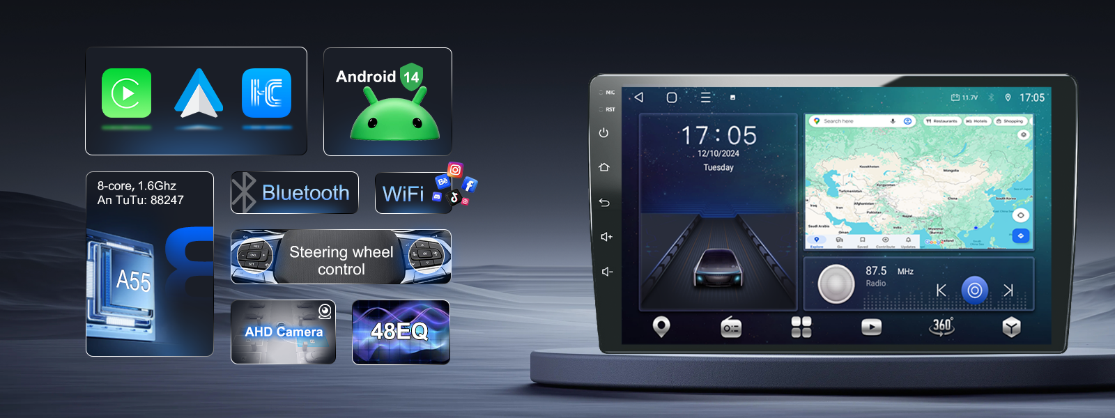 touch screen audio system