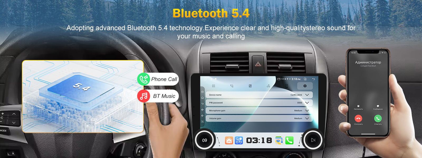 touch screen display for car exporters