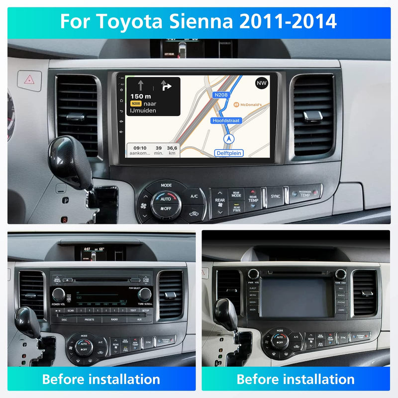 toyota sienna car radio frame 
