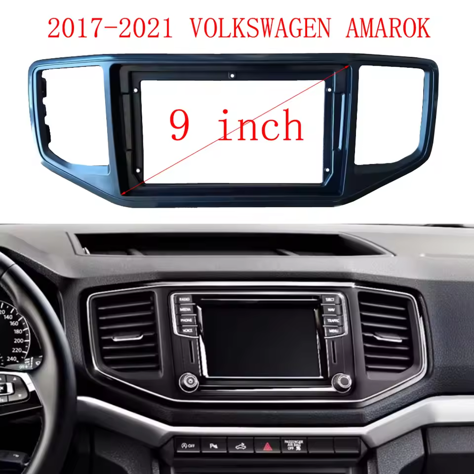 Volkswagen | Amarok | 2017-2021 | 9 Inch Car Radio Frame Dash Panel Kit